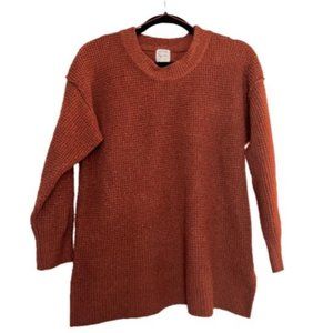 Burnt Orange Knit Sweater